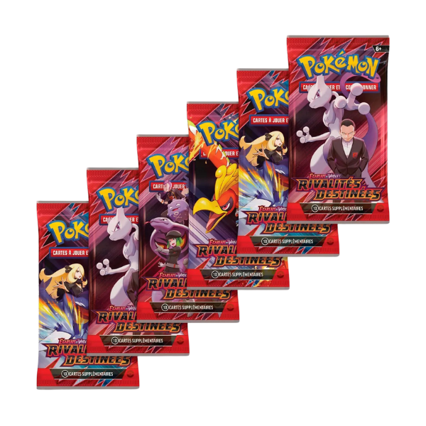 Pack de 6 Sobres Rivales Predestinados | Pokemon | Español
