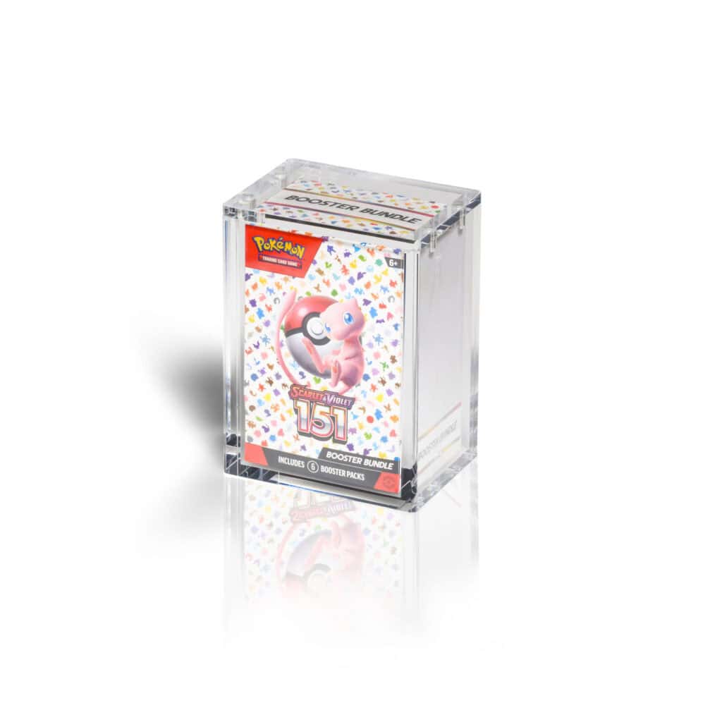 Caja Acrílica Magnética para Booster Bundle Pokémon | Protector Premium | The Acrylic Box