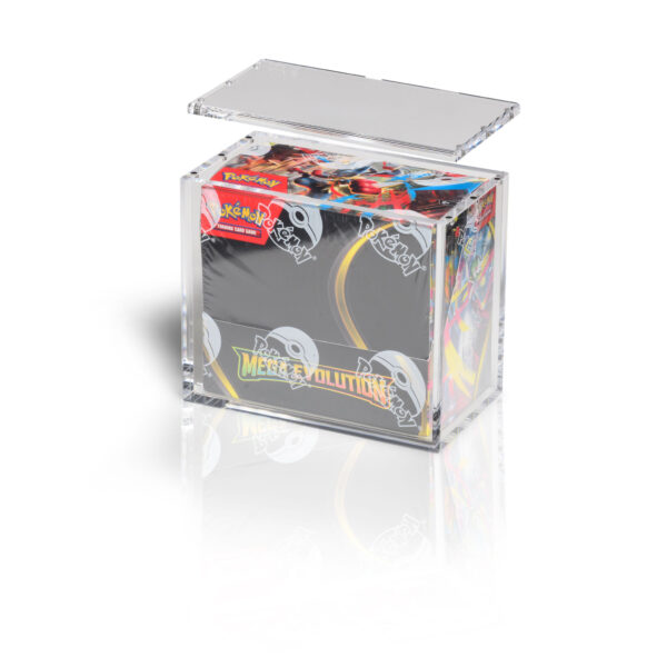 Caja Acrílica Magnética 6MM para Booster Box Pokémon (36 Sobres) | Protector Premium | The Acrylic Box