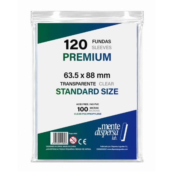 Fundas Premium MDLab Standard 120U - Compatibilidad y cartas Fundas Premium MDLab Standard con cartas Pokémon TCG protegidas dentro