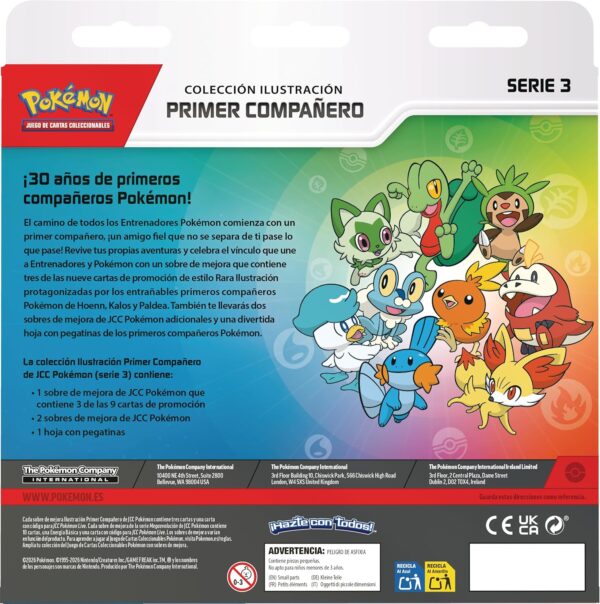 First Partner Illustration Collection Serie 3 – Primer Compañero | Pokémon TCG | Español